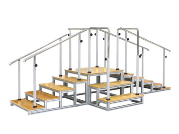 训练用阶梯（三向豪华） JC-FTI-05